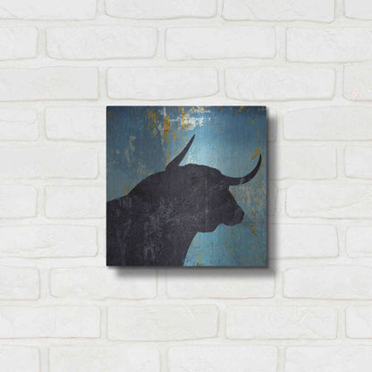 Luxe Metal Art 'Bulldom 2' by Karen Smith Metal Wall Art,12x12