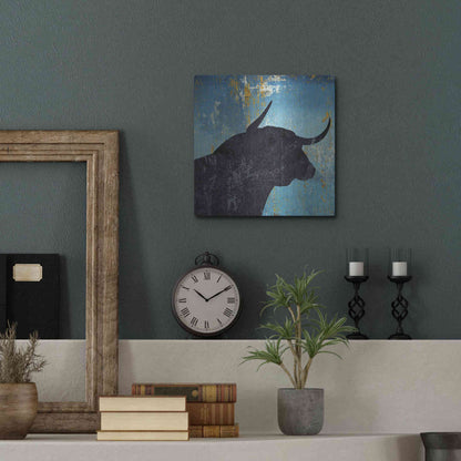 Luxe Metal Art 'Bulldom 2' by Karen Smith Metal Wall Art,12x12