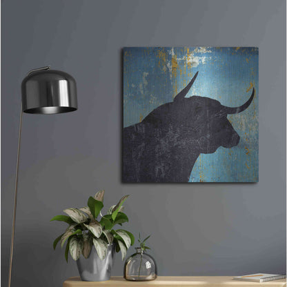 Luxe Metal Art 'Bulldom 2' by Karen Smith Metal Wall Art,24x24