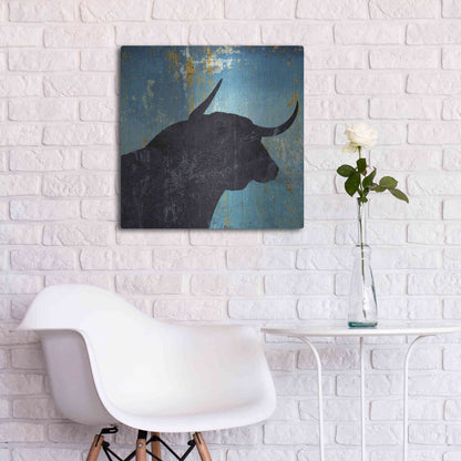 Luxe Metal Art 'Bulldom 2' by Karen Smith Metal Wall Art,24x24