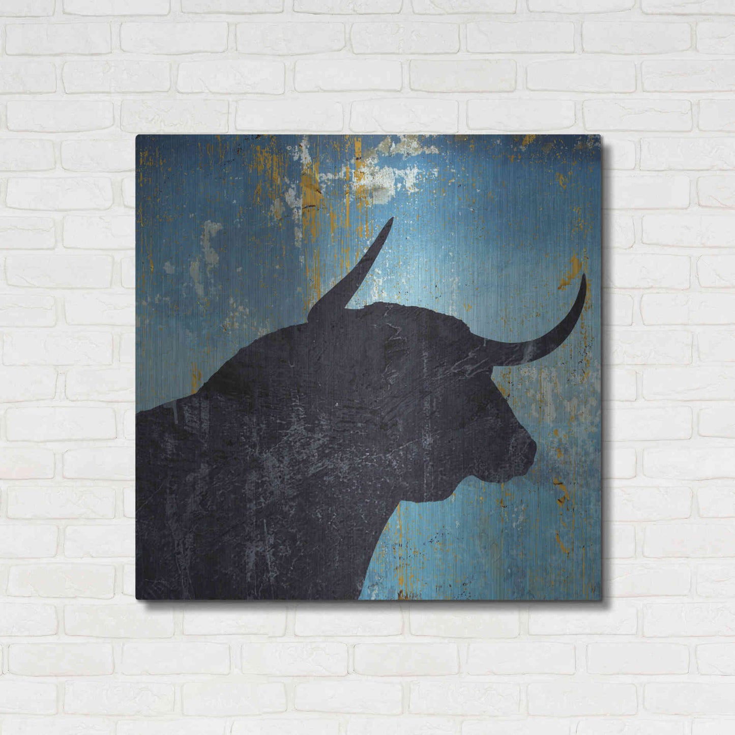 Luxe Metal Art 'Bulldom 2' by Karen Smith Metal Wall Art,36x36