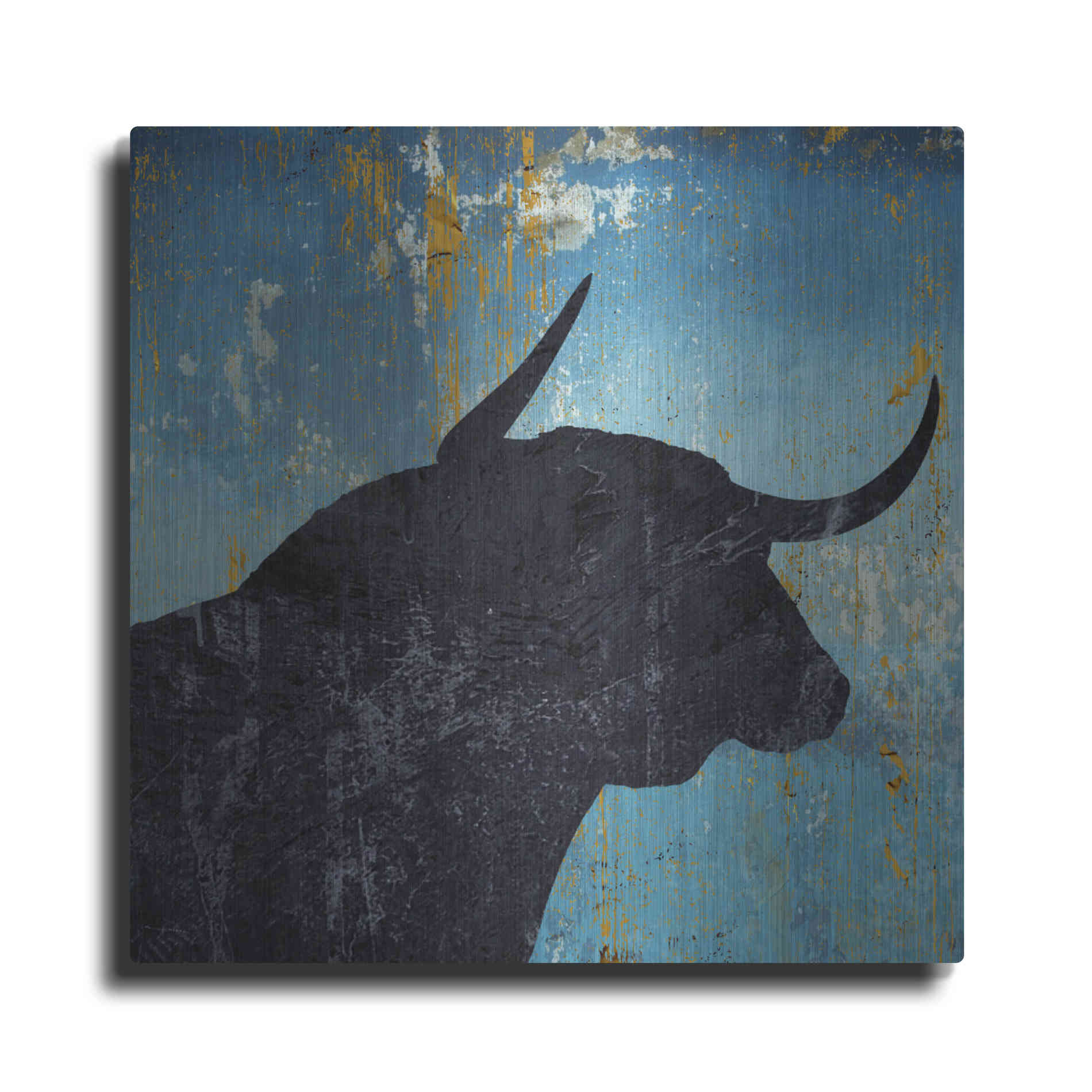 Luxe Metal Art 'Bulldom 2' by Karen Smith Metal Wall Art