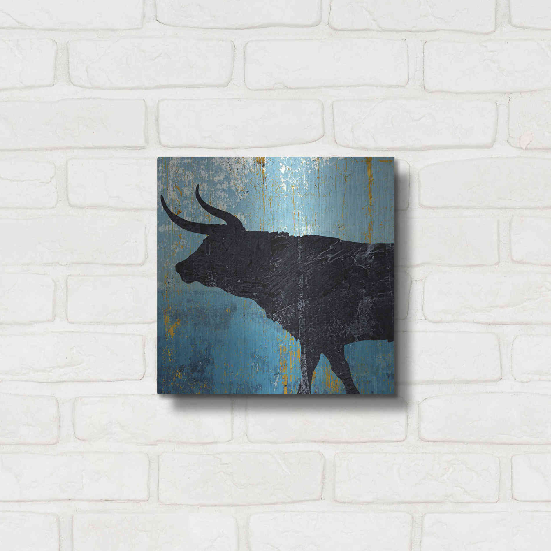 Luxe Metal Art 'Bulldom 1' by Karen Smith Metal Wall Art,12x12