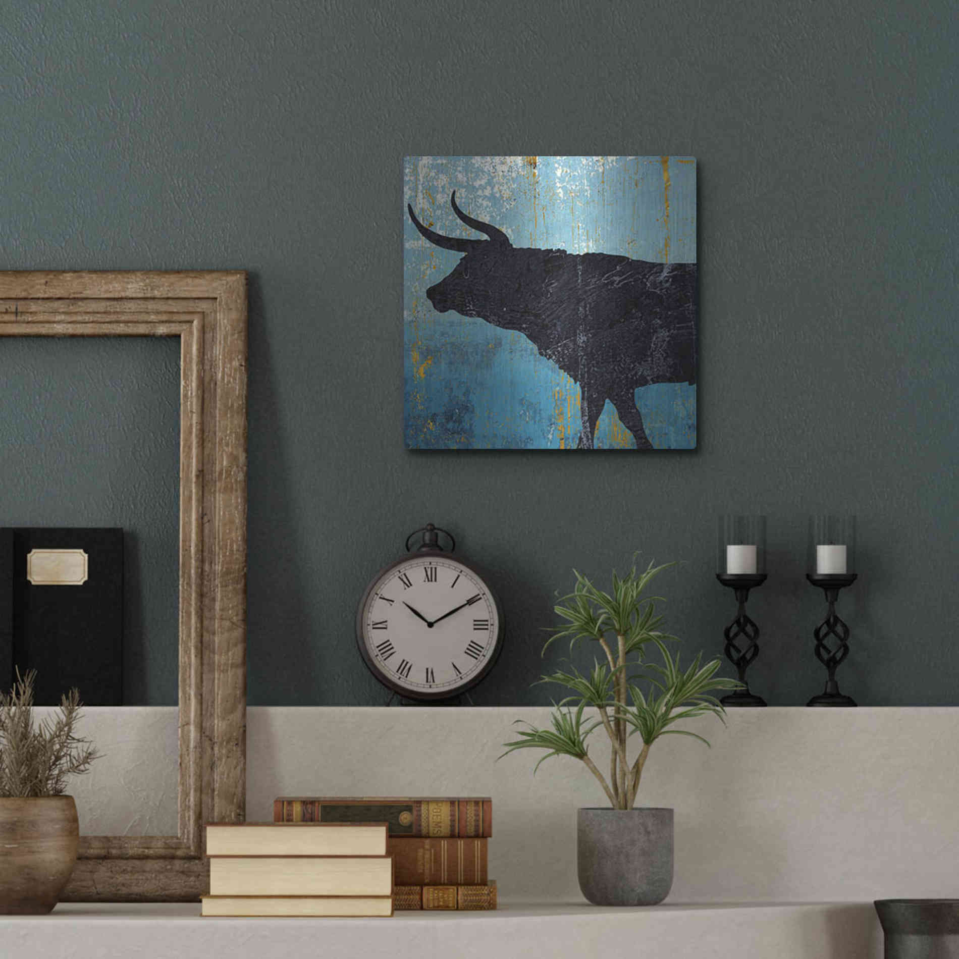 Luxe Metal Art 'Bulldom 1' by Karen Smith Metal Wall Art,12x12