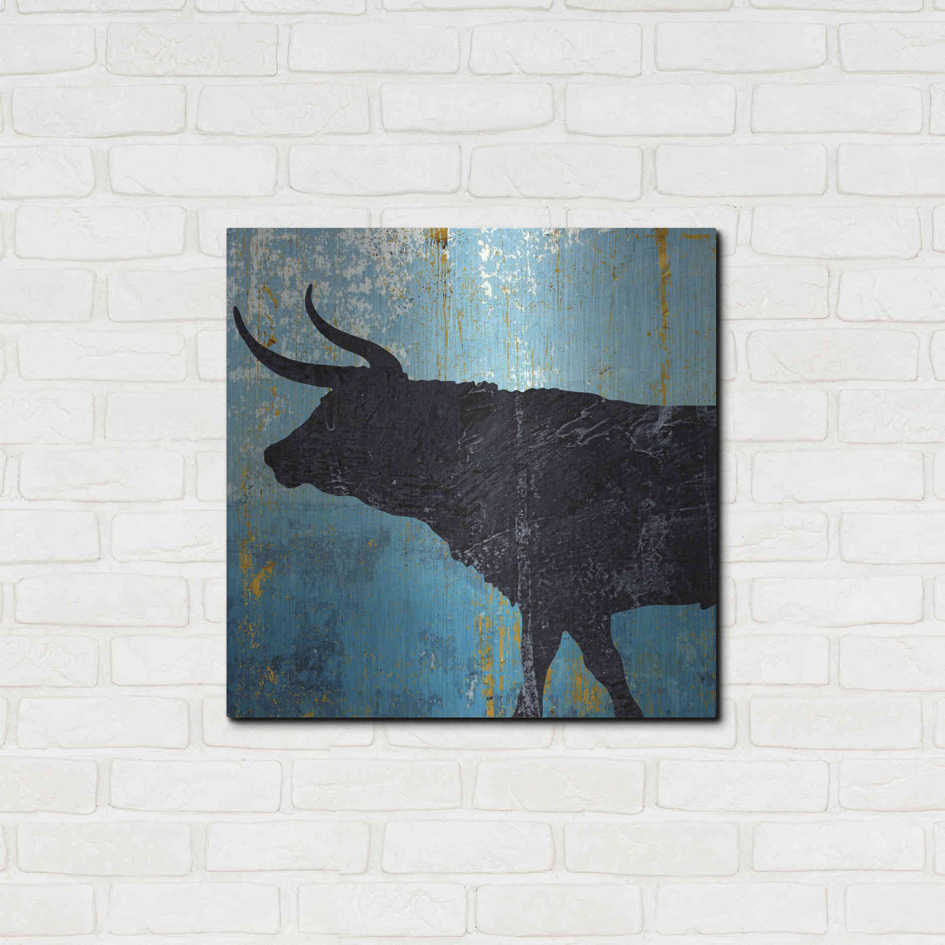 Luxe Metal Art 'Bulldom 1' by Karen Smith Metal Wall Art,24x24
