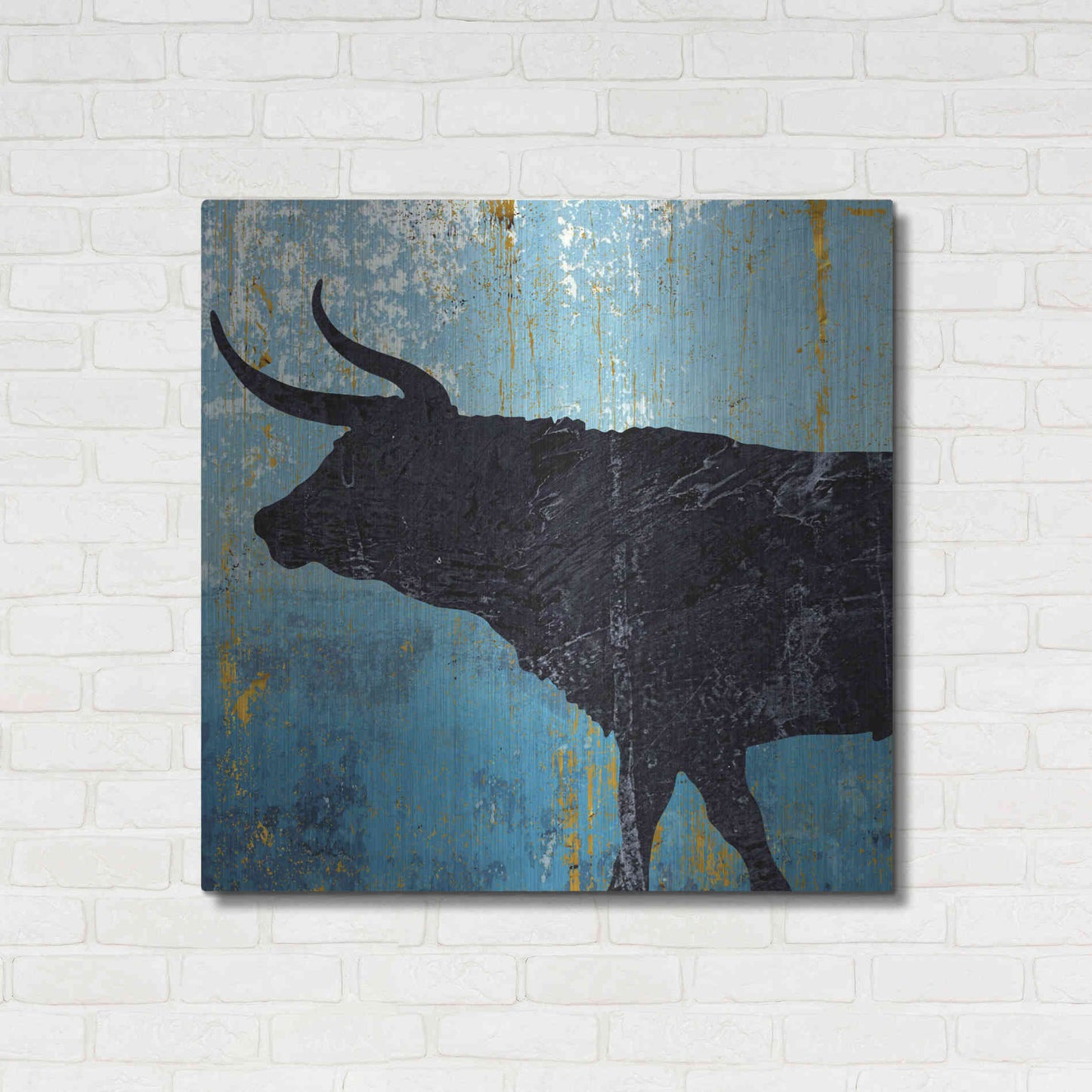 Luxe Metal Art 'Bulldom 1' by Karen Smith Metal Wall Art,36x36