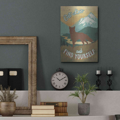 Luxe Metal Art 'Discover the Wild III' by Janelle Penner, Metal Wall Art,12x16