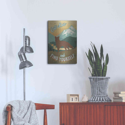 Luxe Metal Art 'Discover the Wild III' by Janelle Penner, Metal Wall Art,16x24