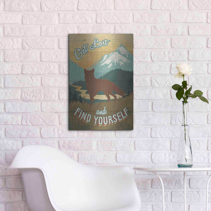 Luxe Metal Art 'Discover the Wild III' by Janelle Penner, Metal Wall Art,16x24