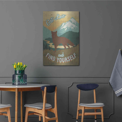 Luxe Metal Art 'Discover the Wild III' by Janelle Penner, Metal Wall Art,24x36