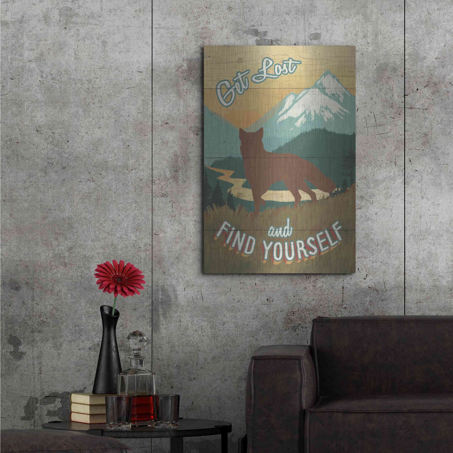 Luxe Metal Art 'Discover the Wild III' by Janelle Penner, Metal Wall Art,24x36