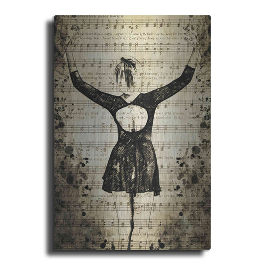 Luxe Metal Art 'Prima Ballerina Dream 2' by Ashley Aldridge Metal Wall Art