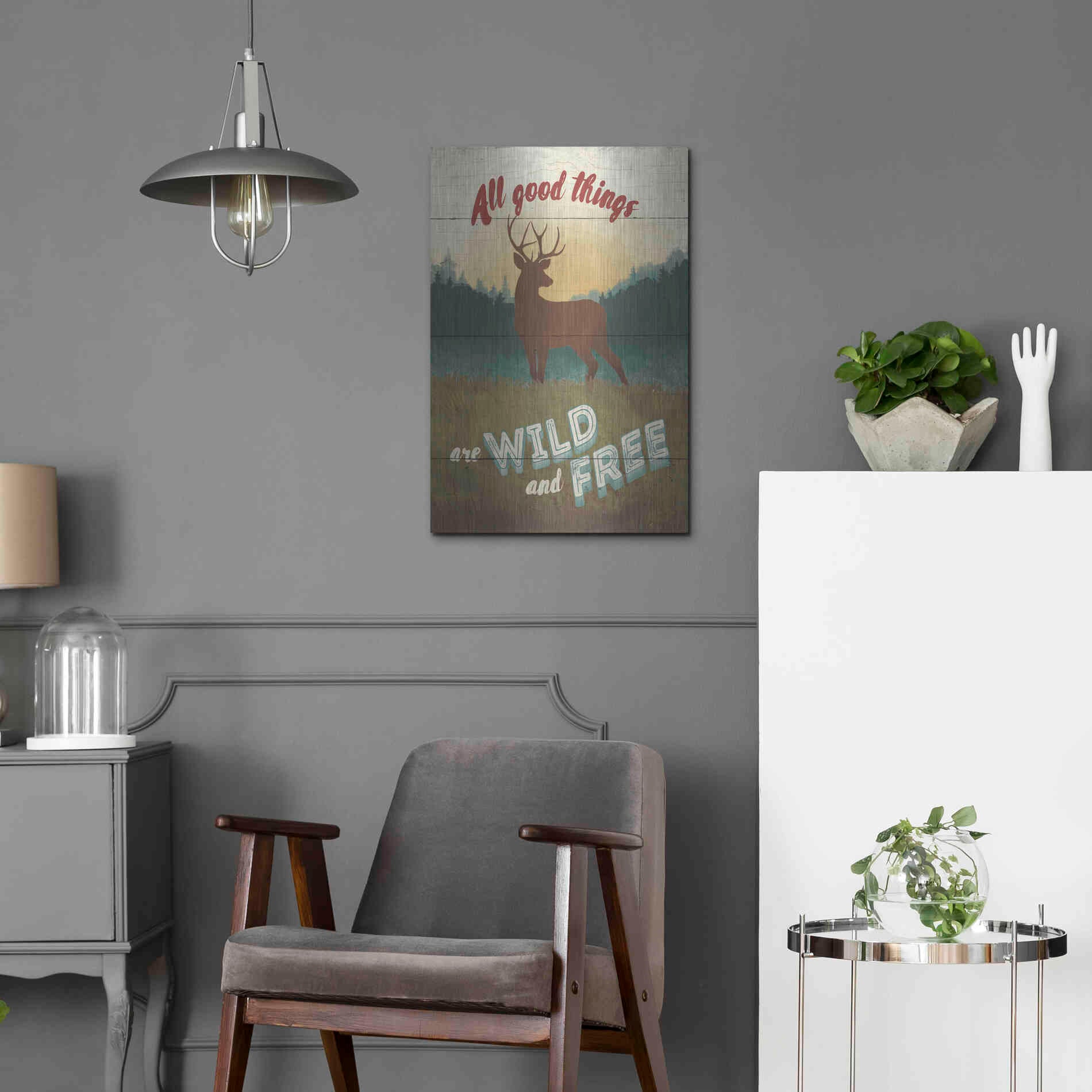 Luxe Metal Art 'Discover the Wild II' by Janelle Penner, Metal Wall Art,16x24