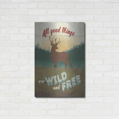 Luxe Metal Art 'Discover the Wild II' by Janelle Penner, Metal Wall Art,24x36