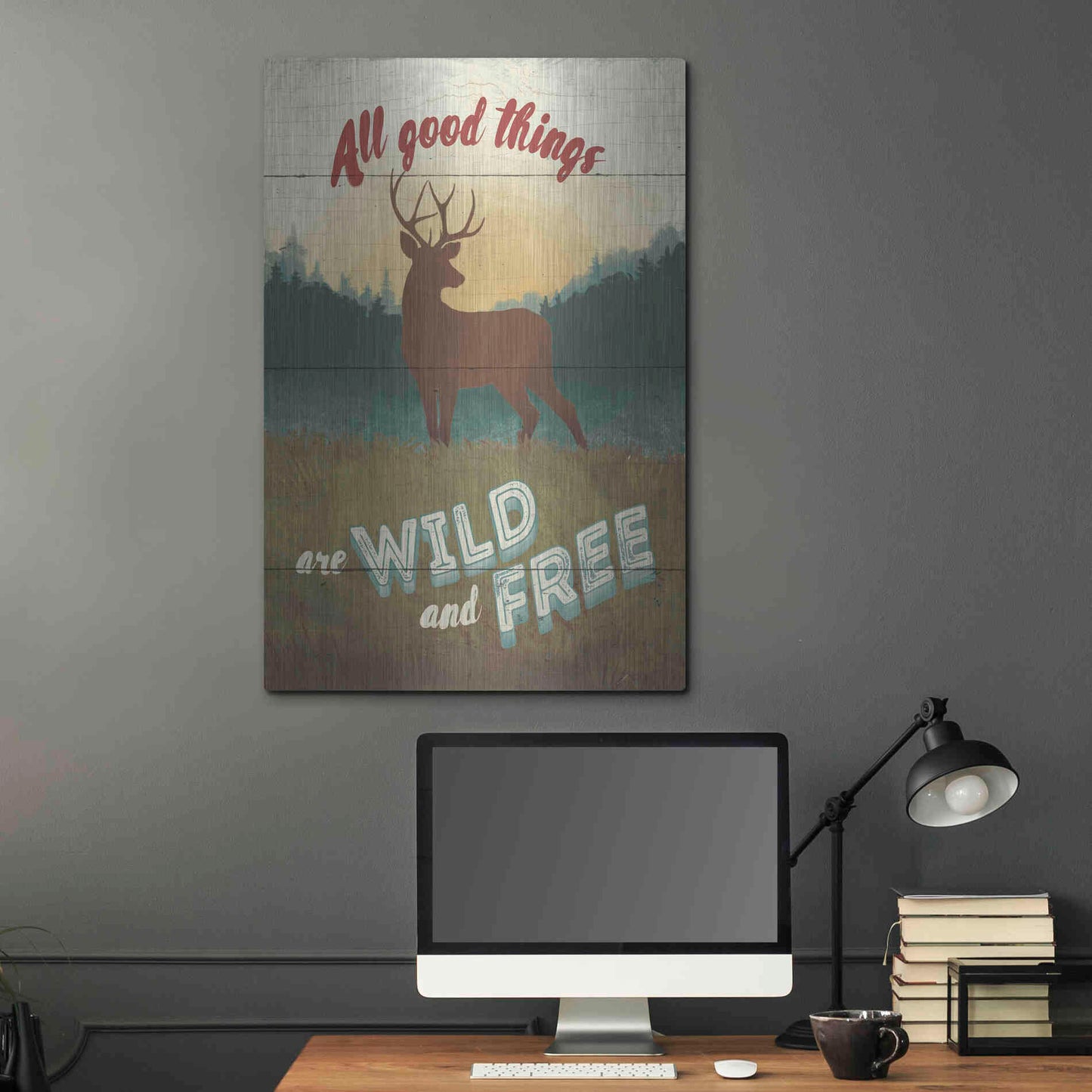 Luxe Metal Art 'Discover the Wild II' by Janelle Penner, Metal Wall Art,24x36