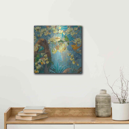 Luxe Metal Art 'Jaguar Jungle' by Evelia Designs Metal Wall Art,12x12