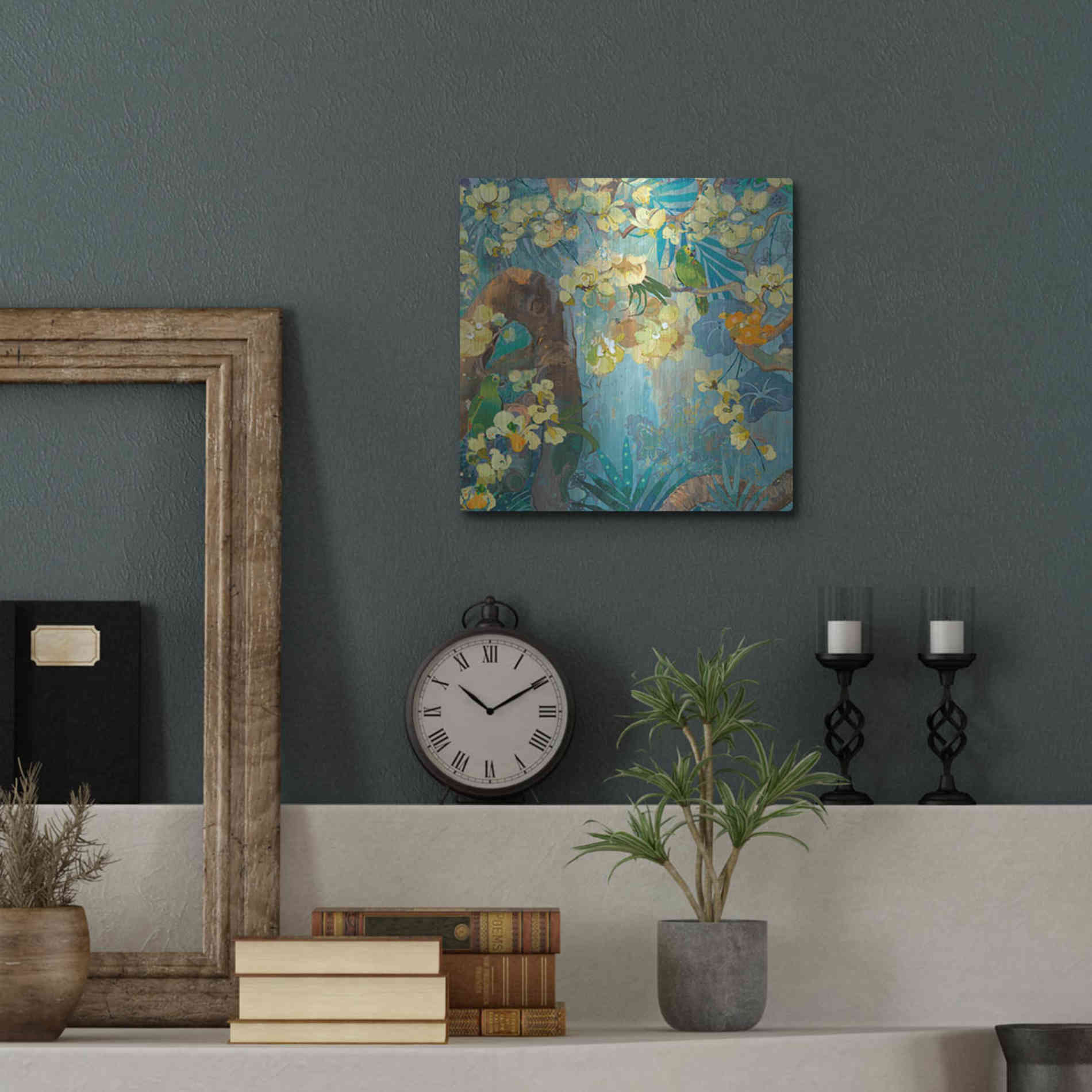 Luxe Metal Art 'Jaguar Jungle' by Evelia Designs Metal Wall Art,12x12