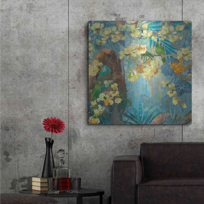 Luxe Metal Art 'Jaguar Jungle' by Evelia Designs Metal Wall Art,36x36