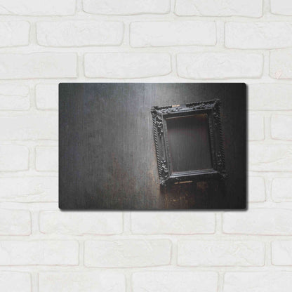 Luxe Metal Art 'Burned Frame' by Roman Robroek Metal Wall Art,16x12