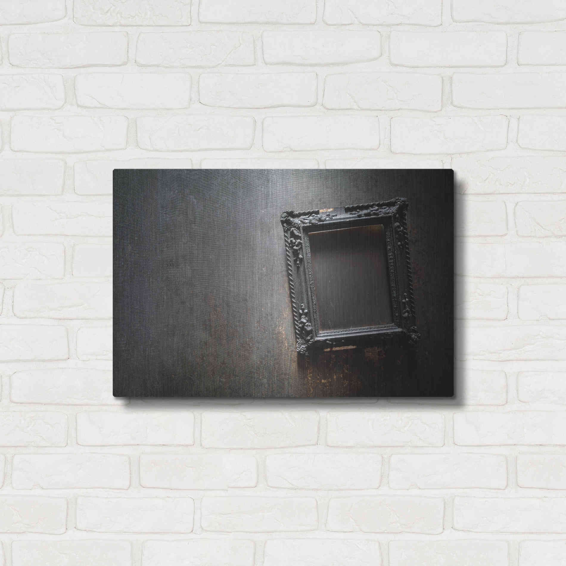 Luxe Metal Art 'Burned Frame' by Roman Robroek Metal Wall Art,24x16