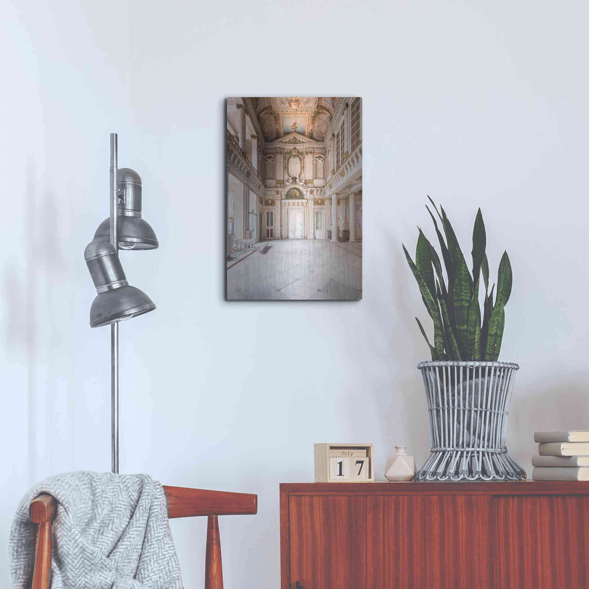 Luxe Metal Art 'Italian Spa' by Roman Robroek Metal Wall Art,16x24