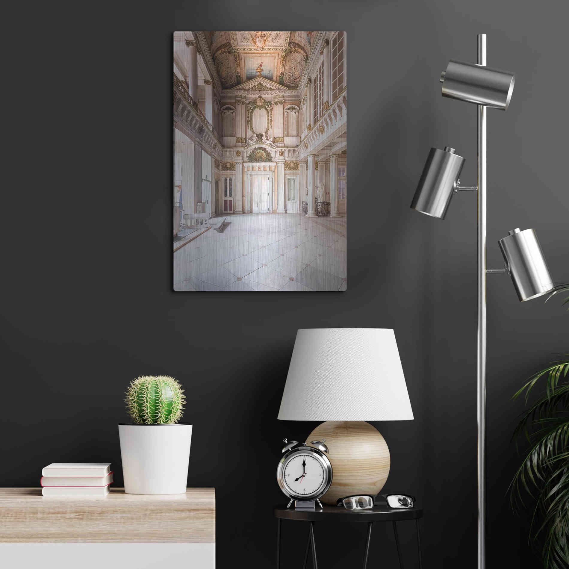 Luxe Metal Art 'Italian Spa' by Roman Robroek Metal Wall Art,16x24