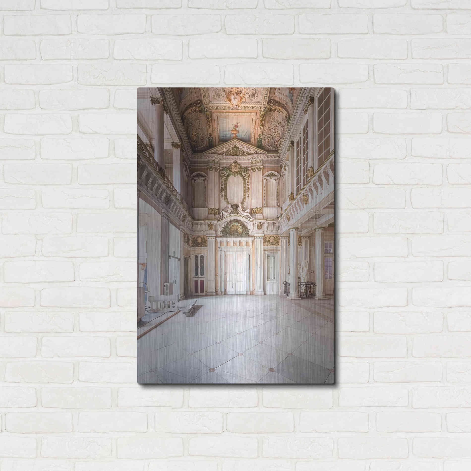 Luxe Metal Art 'Italian Spa' by Roman Robroek Metal Wall Art,24x36