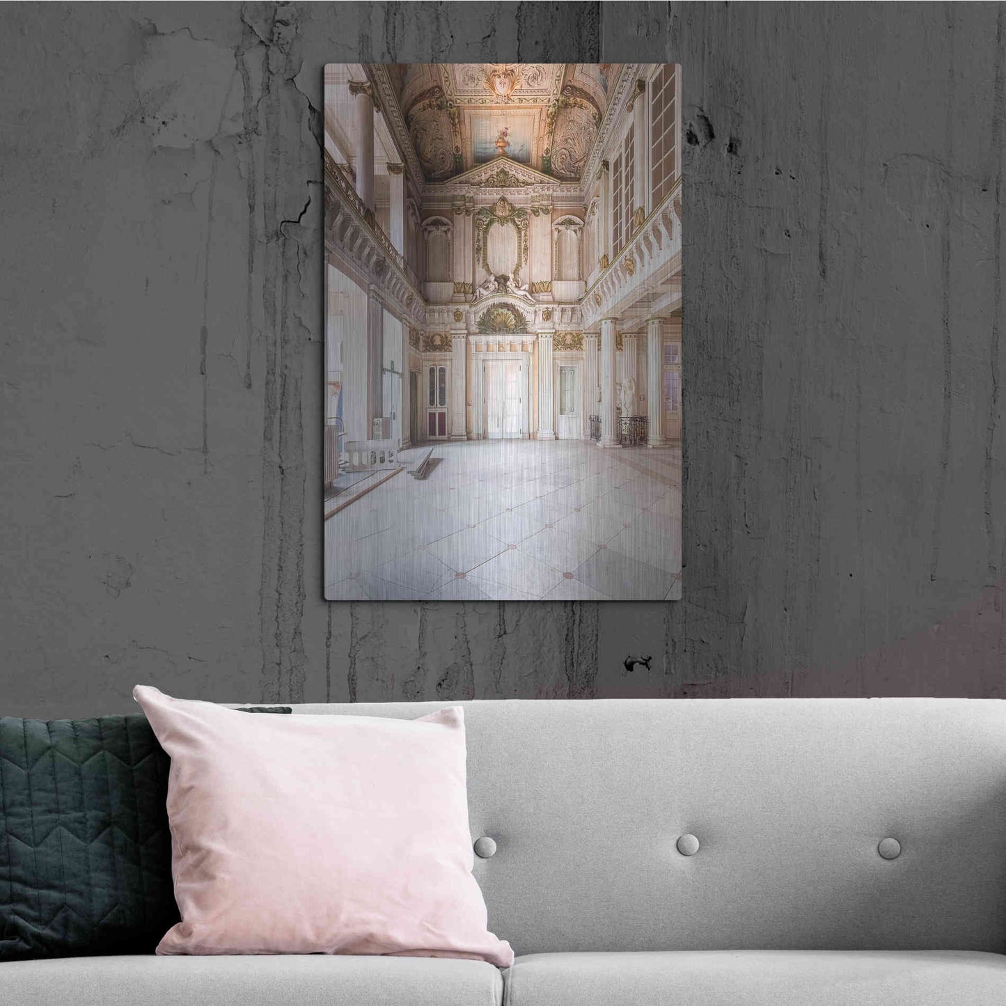 Luxe Metal Art 'Italian Spa' by Roman Robroek Metal Wall Art,24x36