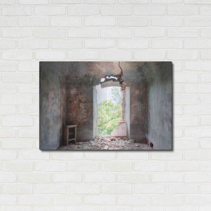 Luxe Metal Art 'Crack In The Wall' by Roman Robroek Metal Wall Art,36x24