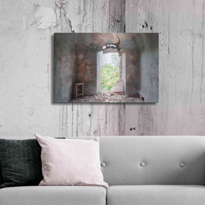 Luxe Metal Art 'Crack In The Wall' by Roman Robroek Metal Wall Art,36x24