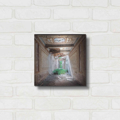 Luxe Metal Art 'Broken Farm' by Roman Robroek Metal Wall Art,12x12