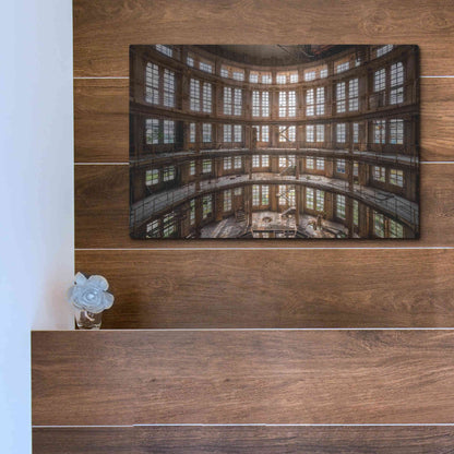 Luxe Metal Art 'Industrial Tower' by Roman Robroek Metal Wall Art,16x12