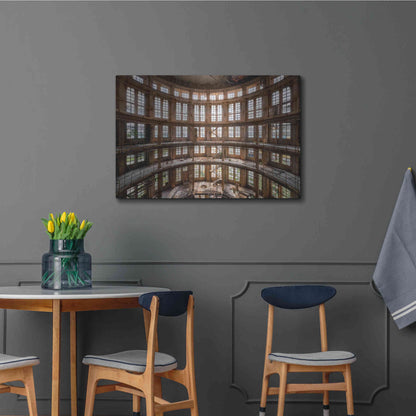 Luxe Metal Art 'Industrial Tower' by Roman Robroek Metal Wall Art,36x24