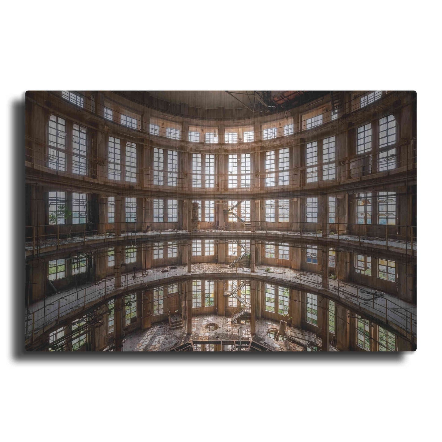 Luxe Metal Art 'Industrial Tower' by Roman Robroek Metal Wall Art