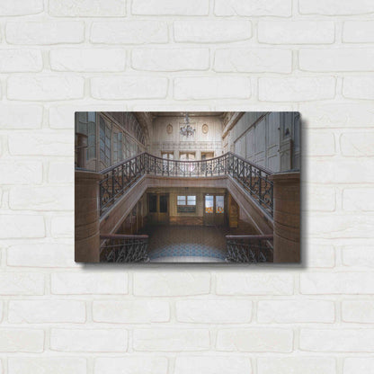 Luxe Metal Art 'Enter From Here' by Roman Robroek Metal Wall Art,24x16