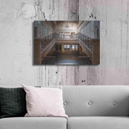 Luxe Metal Art 'Enter From Here' by Roman Robroek Metal Wall Art,36x24