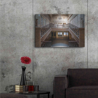 Luxe Metal Art 'Enter From Here' by Roman Robroek Metal Wall Art,36x24