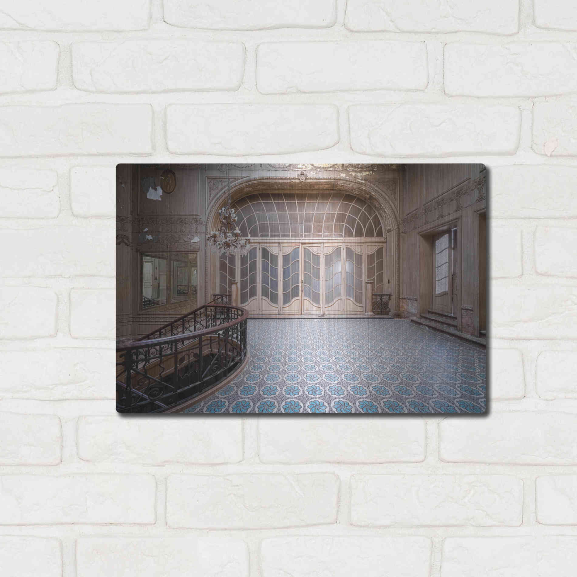 Luxe Metal Art 'Aegidium' by Roman Robroek Metal Wall Art,16x12