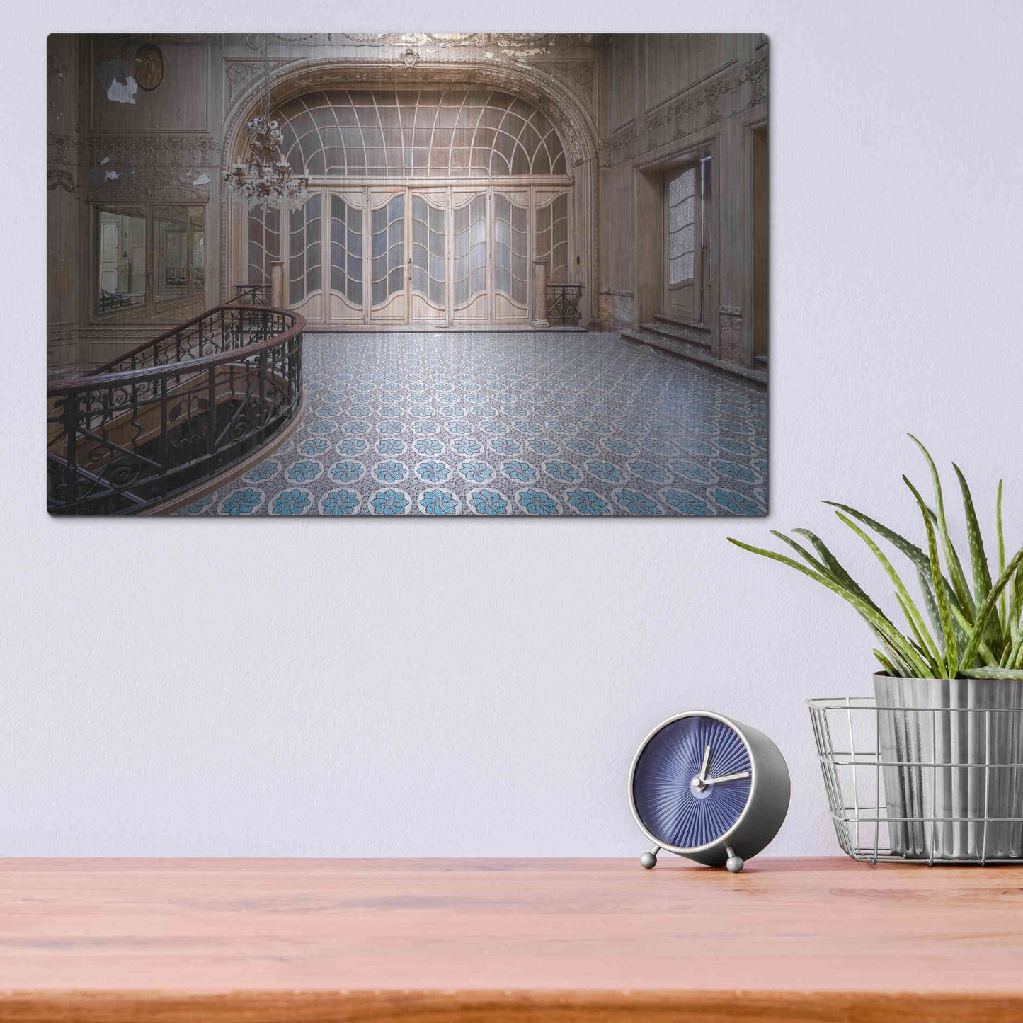 Luxe Metal Art 'Aegidium' by Roman Robroek Metal Wall Art,16x12