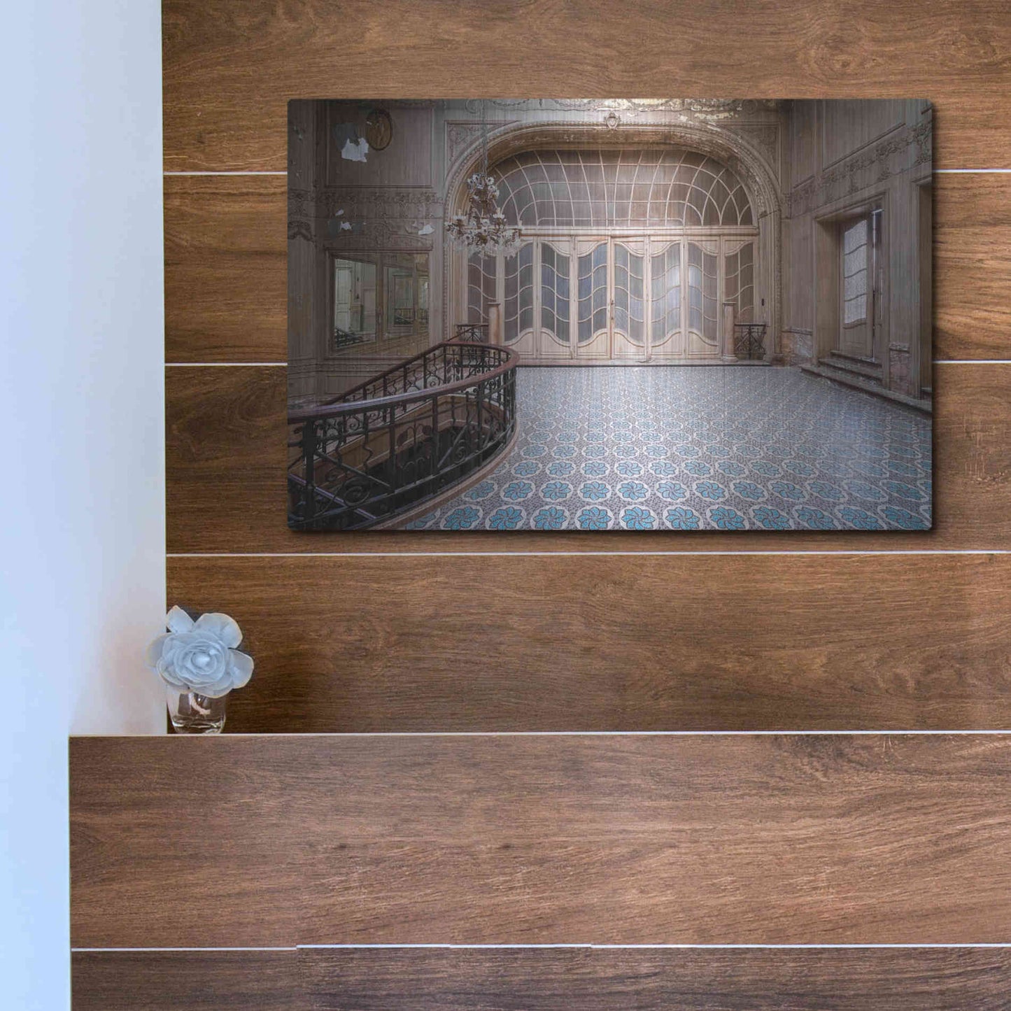 Luxe Metal Art 'Aegidium' by Roman Robroek Metal Wall Art,16x12