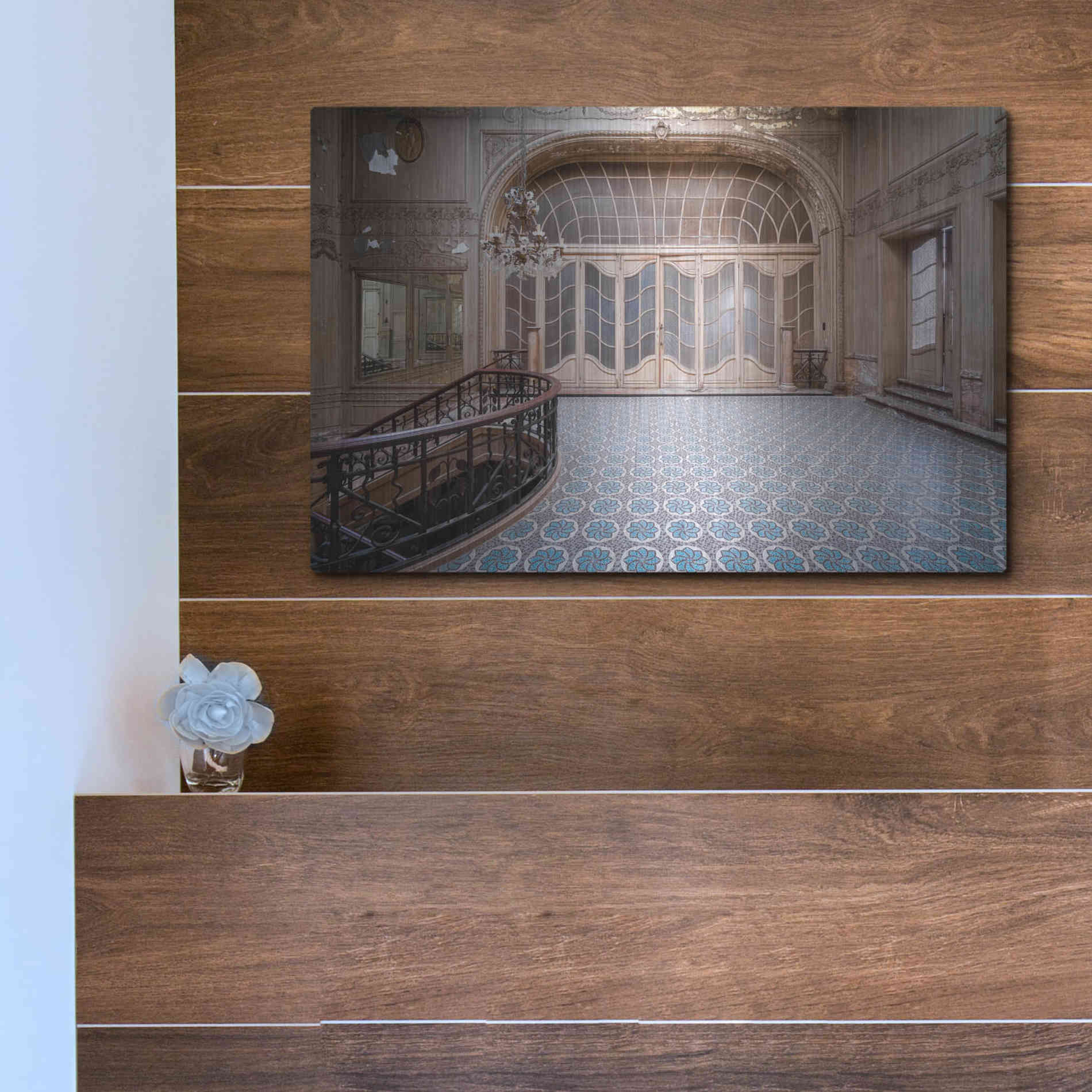 Luxe Metal Art 'Aegidium' by Roman Robroek Metal Wall Art,16x12