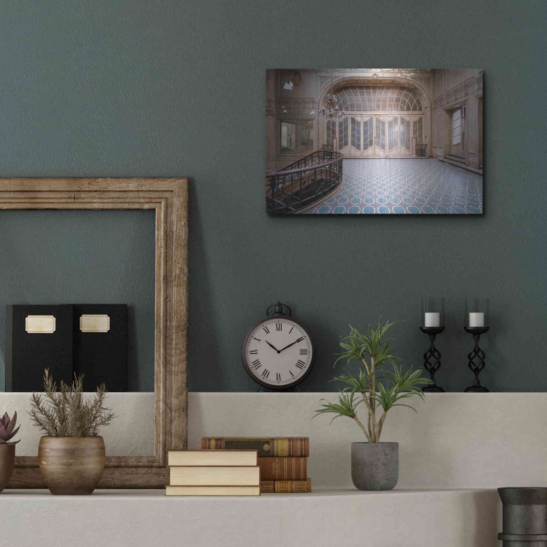 Luxe Metal Art 'Aegidium' by Roman Robroek Metal Wall Art,16x12