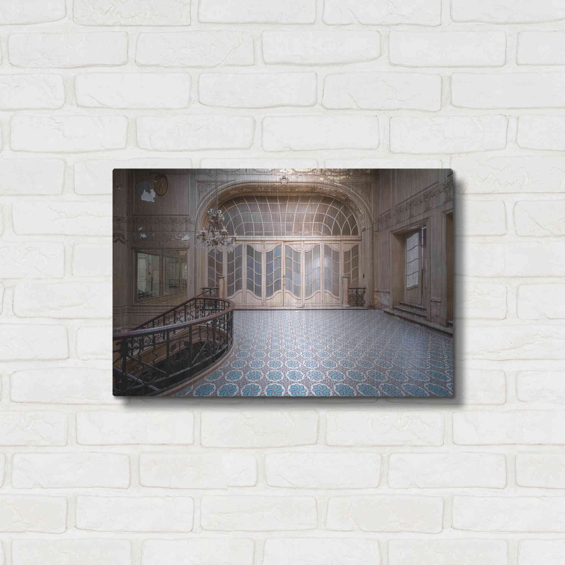 Luxe Metal Art 'Aegidium' by Roman Robroek Metal Wall Art,24x16