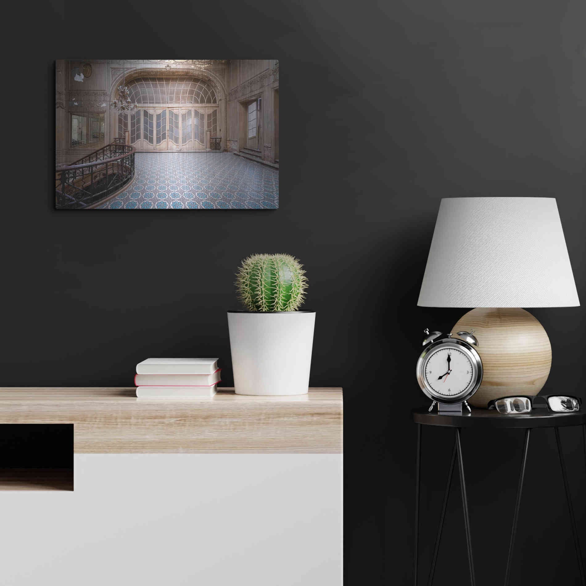 Luxe Metal Art 'Aegidium' by Roman Robroek Metal Wall Art,24x16