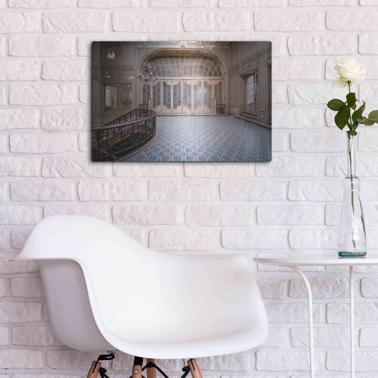 Luxe Metal Art 'Aegidium' by Roman Robroek Metal Wall Art,24x16