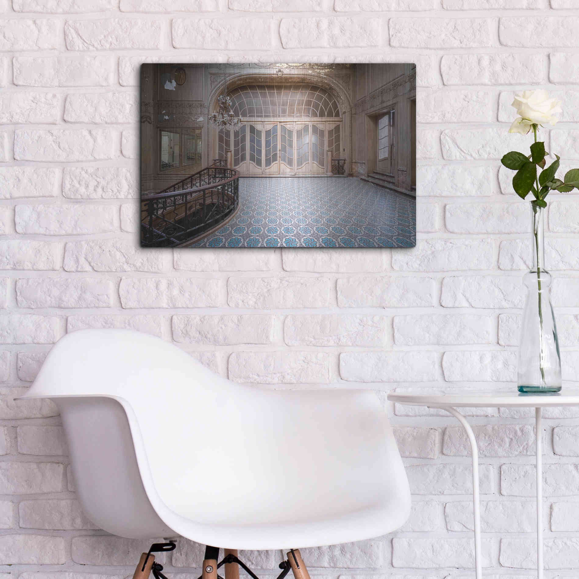 Luxe Metal Art 'Aegidium' by Roman Robroek Metal Wall Art,24x16