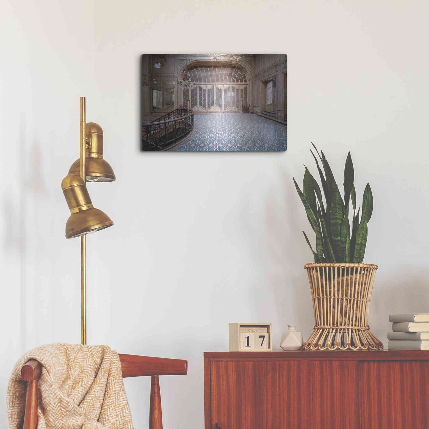 Luxe Metal Art 'Aegidium' by Roman Robroek Metal Wall Art,24x16