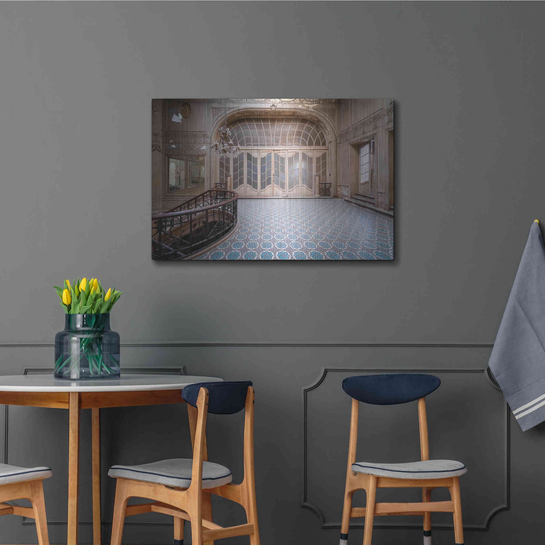 Luxe Metal Art 'Aegidium' by Roman Robroek Metal Wall Art,36x24