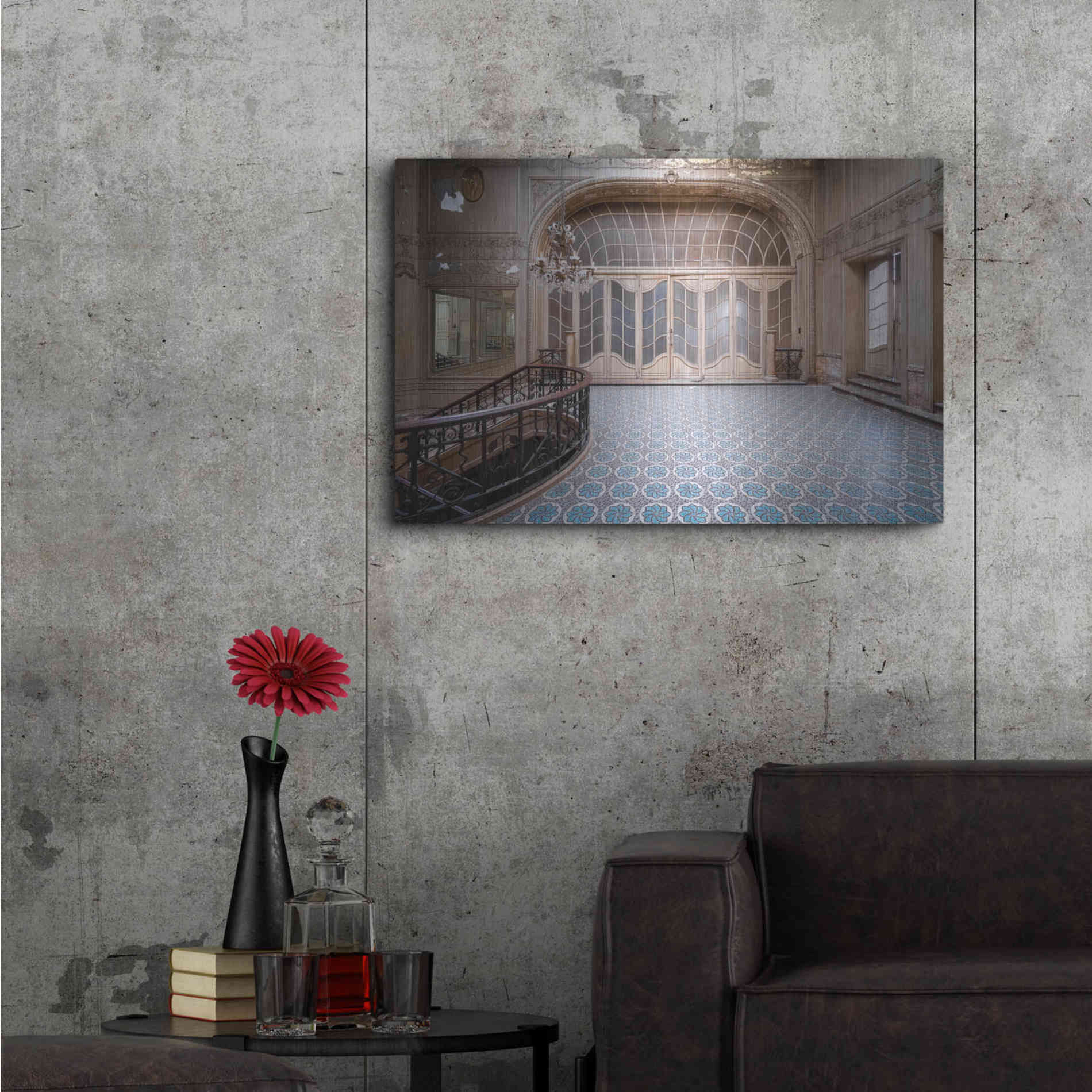 Luxe Metal Art 'Aegidium' by Roman Robroek Metal Wall Art,36x24