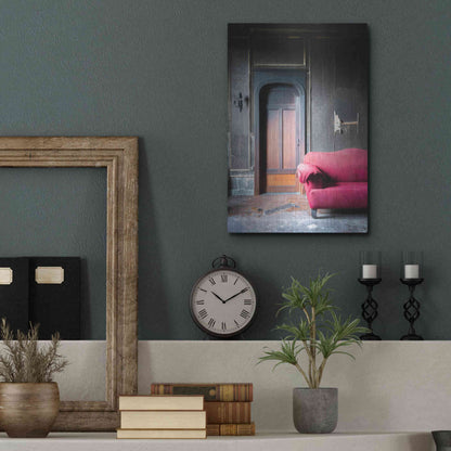 Luxe Metal Art 'Burned Bedroom' by Roman Robroek Metal Wall Art,12x16